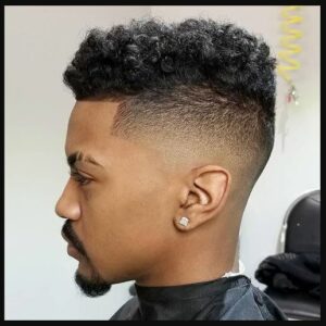 Loose and Curly Flat Top