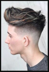 Bald Fade With Quiff