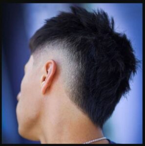 The Messy Mohawk Fade