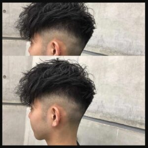 Low Shadow Fade and a Shaggy Top
