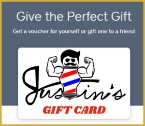 Justin's Barbershop Gift Card Offer