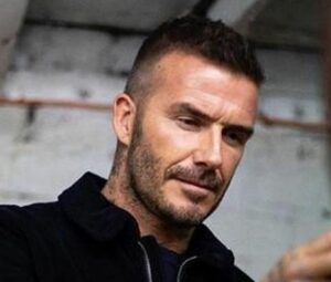 David Beckham modified buzz cut fade