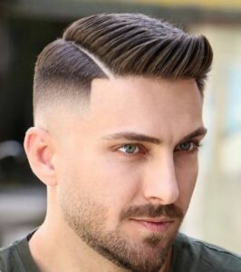 High Fade Comb Over