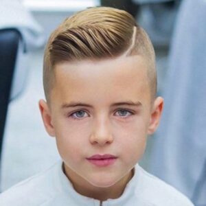 Comb Over Boy’s Fade Haircut