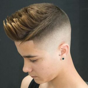 Textured Haircut For Boys + Low Fade