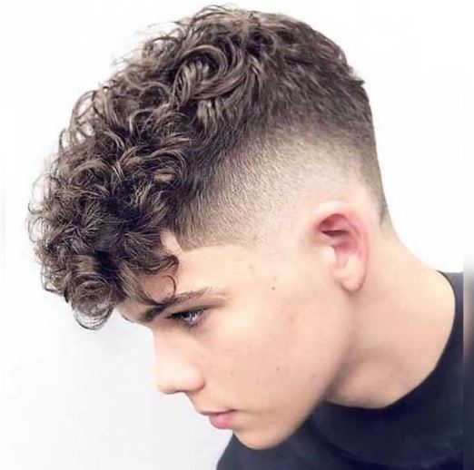 20 Men'S Curls Hair Fade Haircut 2023