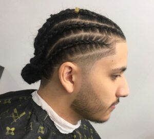 Blowout Fade With Braids